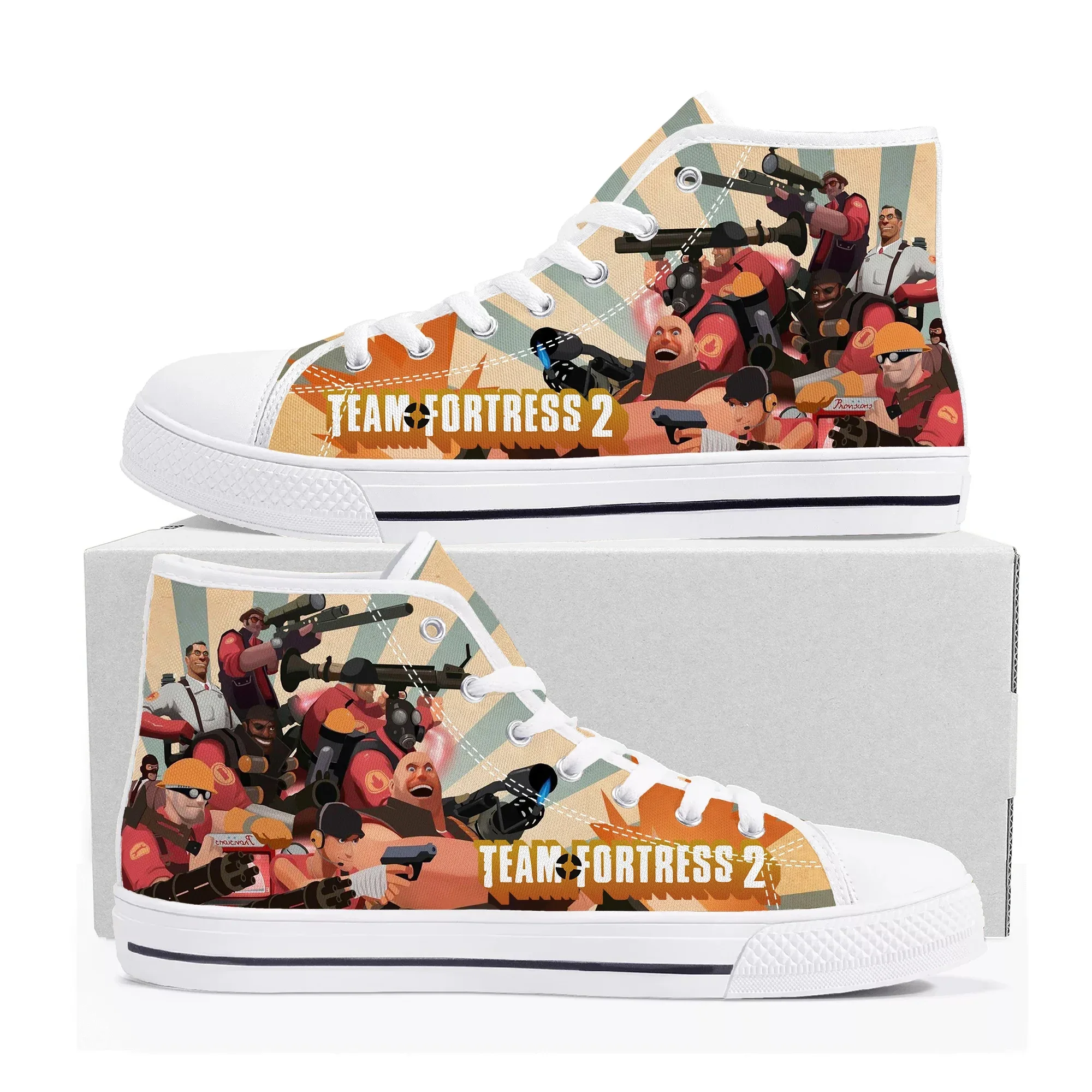 Women'S Fashion Business Casual - Team Fortress 2 High Top Sneakers