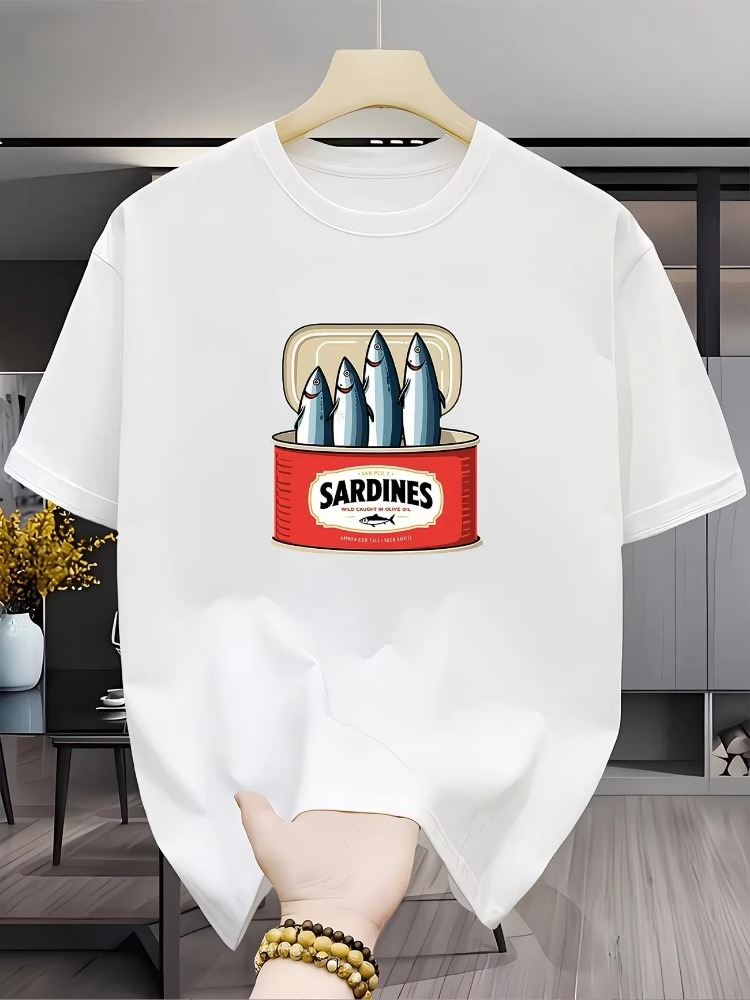 Women'S Fashion Portugal - Sardines T Shirt Fish Graphic Tee