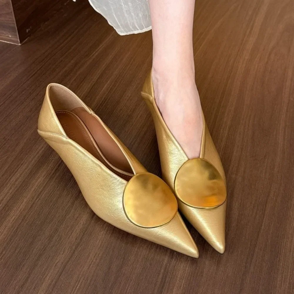 Women'S Fashion For 2025 - Luxury Women Heeled Shoes Pointed Toe