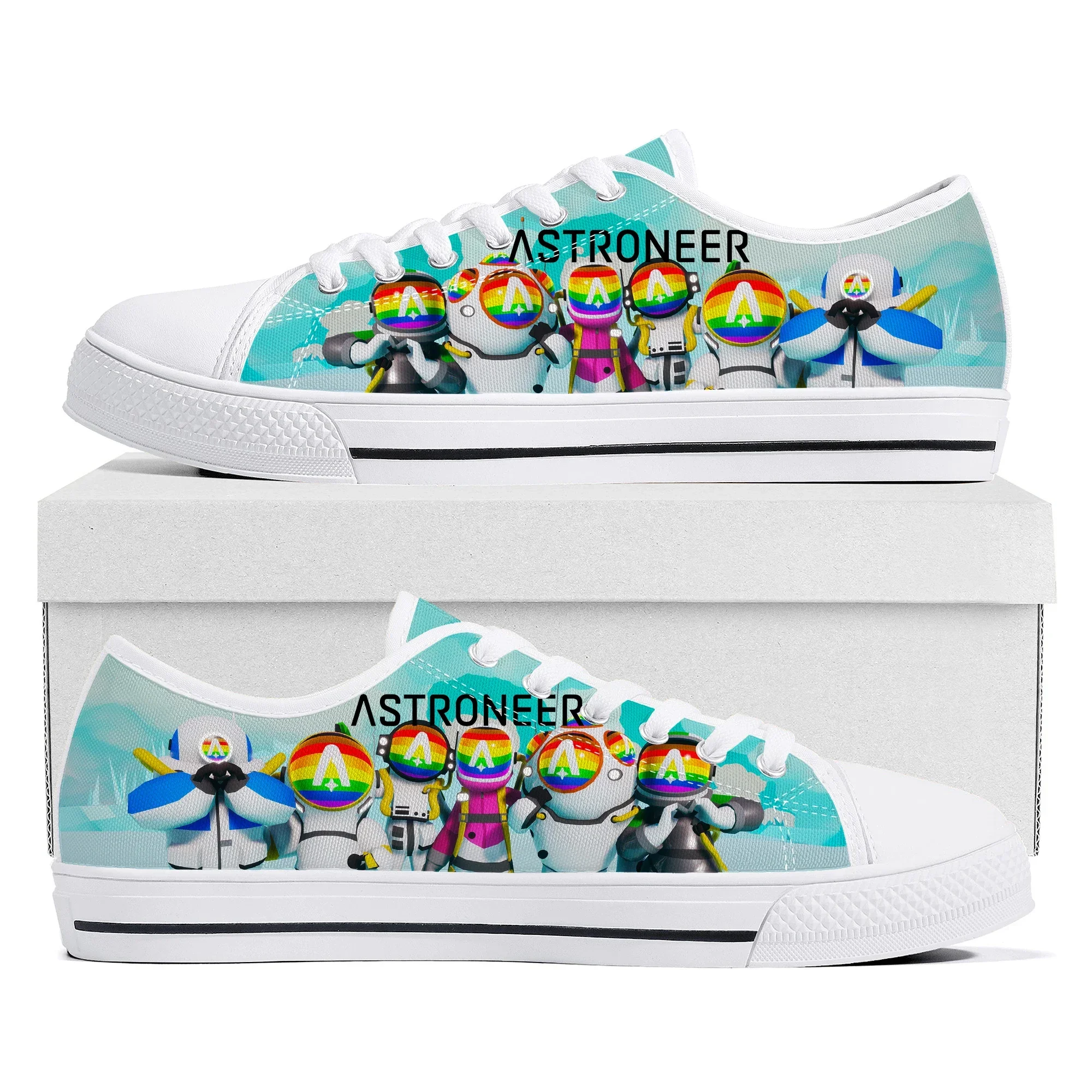 Women'S Fashion Business Casual - Astroneer Low Top Sneakers Hot Cartoon