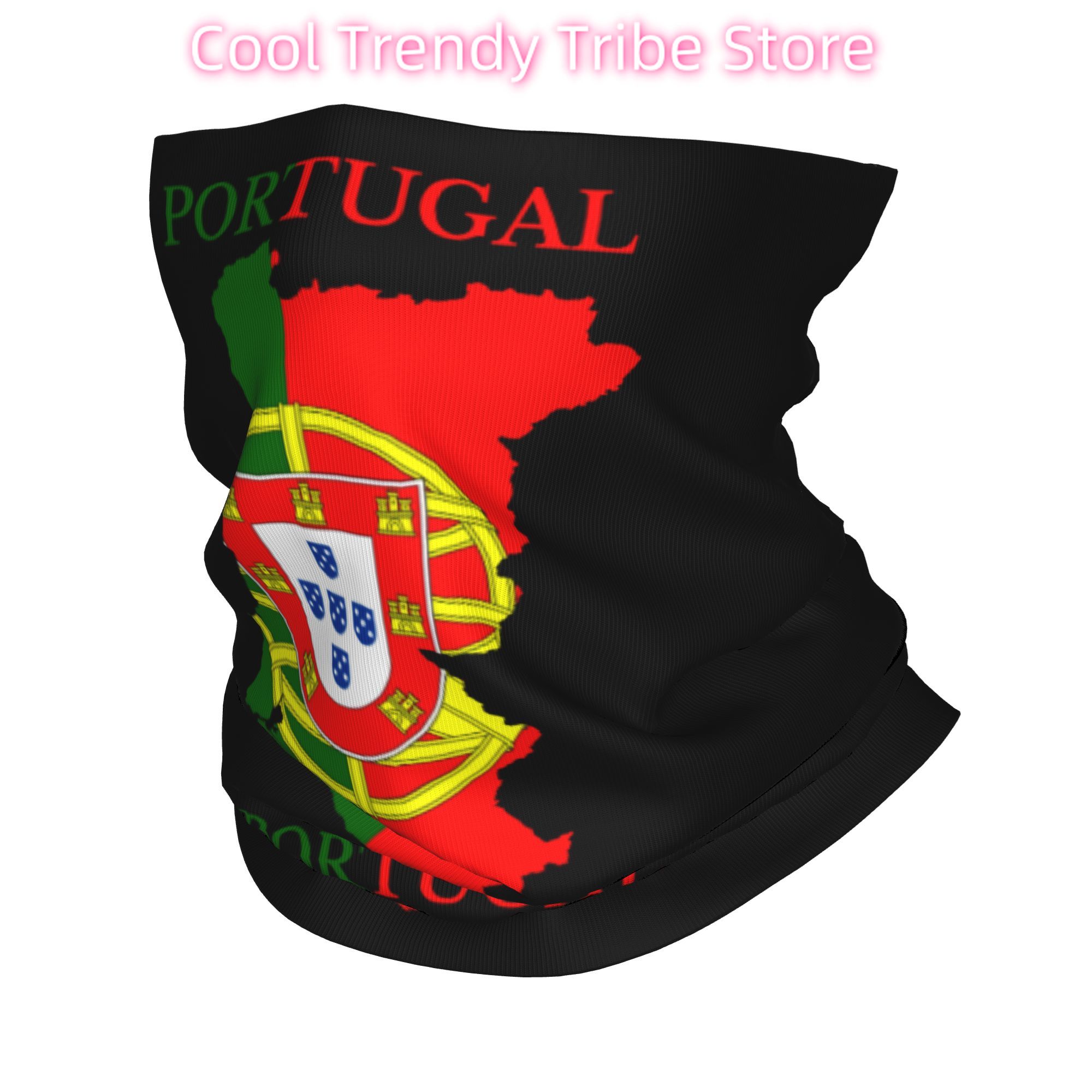 Women'S Fashion Portugal - Custom Portugal Flag Map Bandana Neck