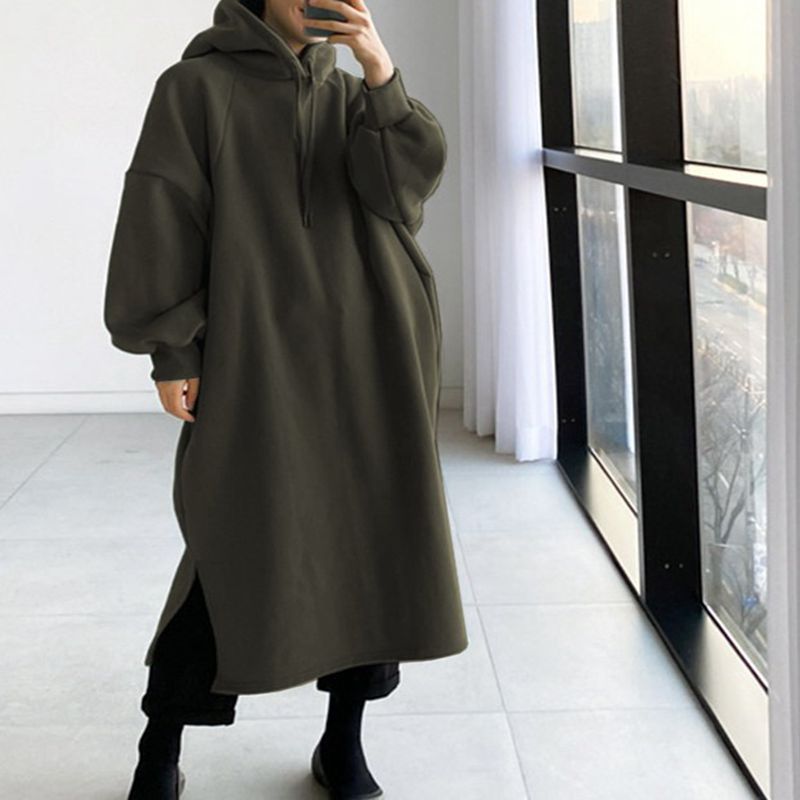 Women'S Fashion Hoodie - Autumn and winter 150KG ladies plus
