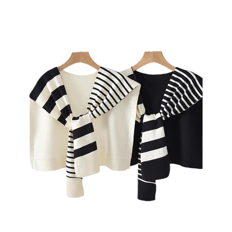 Women'S Fashion Website - New Match Black And White Knitted