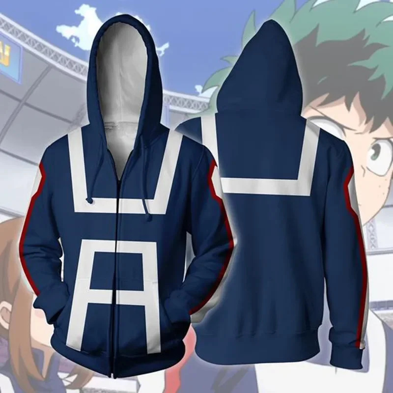 Women'S Fashion Hoodie - Anime Cosplay 3D New My Hero