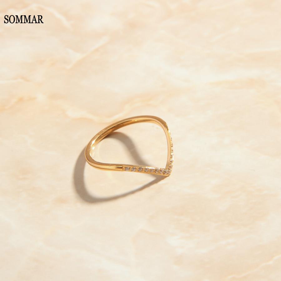 Women Fashion Online Shopping - SOMMAR online shopping india 18KGP Gold