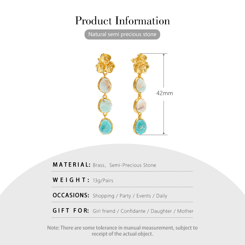 IVOG Green Semi-Precious Stone - Women'S Fashion Website 评论和价格