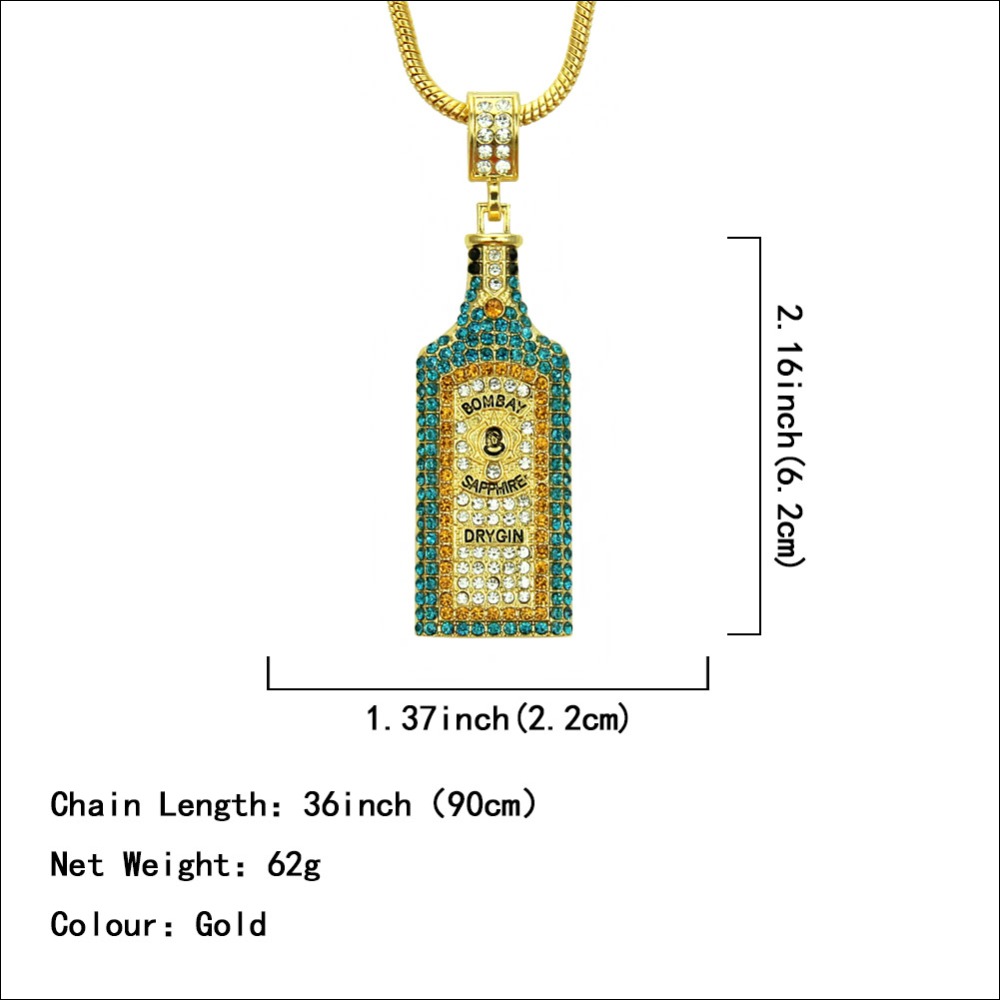 Big Wine bottle Necklaces Full - Women'S Fashion Vogue 评论和价格