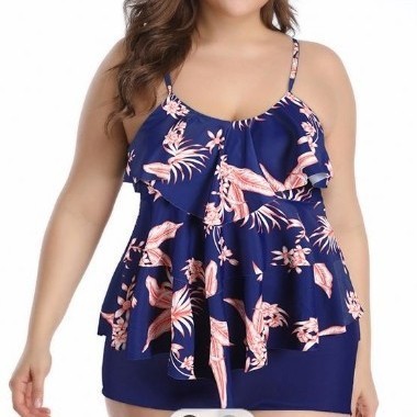 Tankini Woman Bikini Floral Pr - Crop Top Women 评论和价格