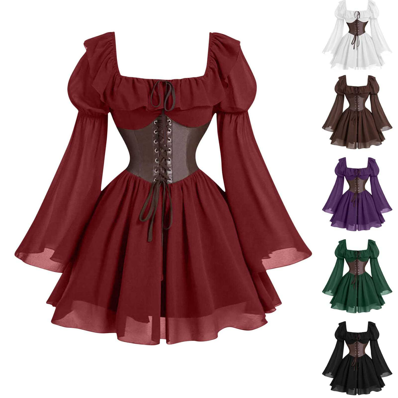 Renaissance Period Medieval Ne - Women'S Fashion Renaissance Period 评论和价格