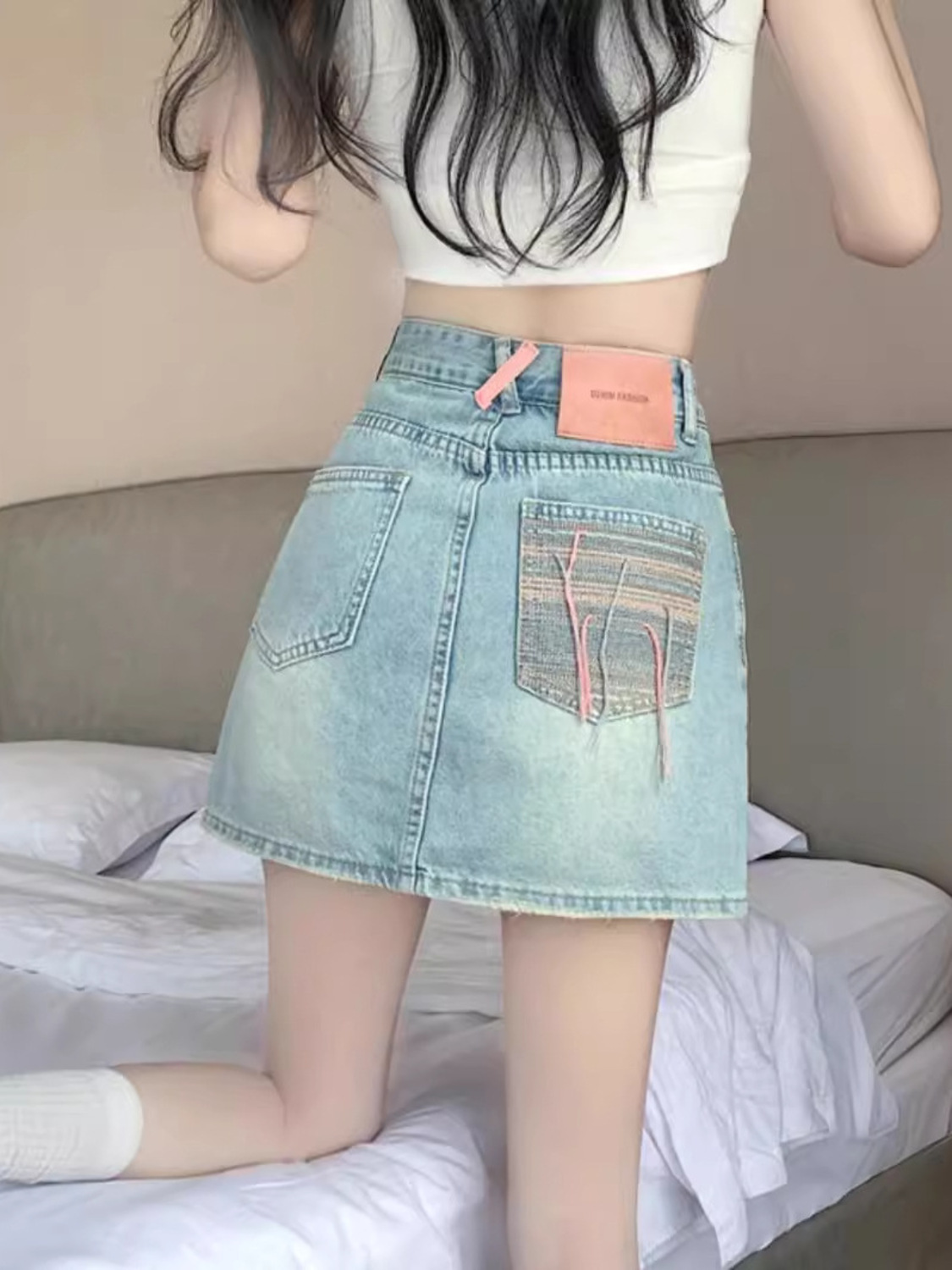 Women's Vintage Washed Denim S - Denim Shorts Women 评论和价格