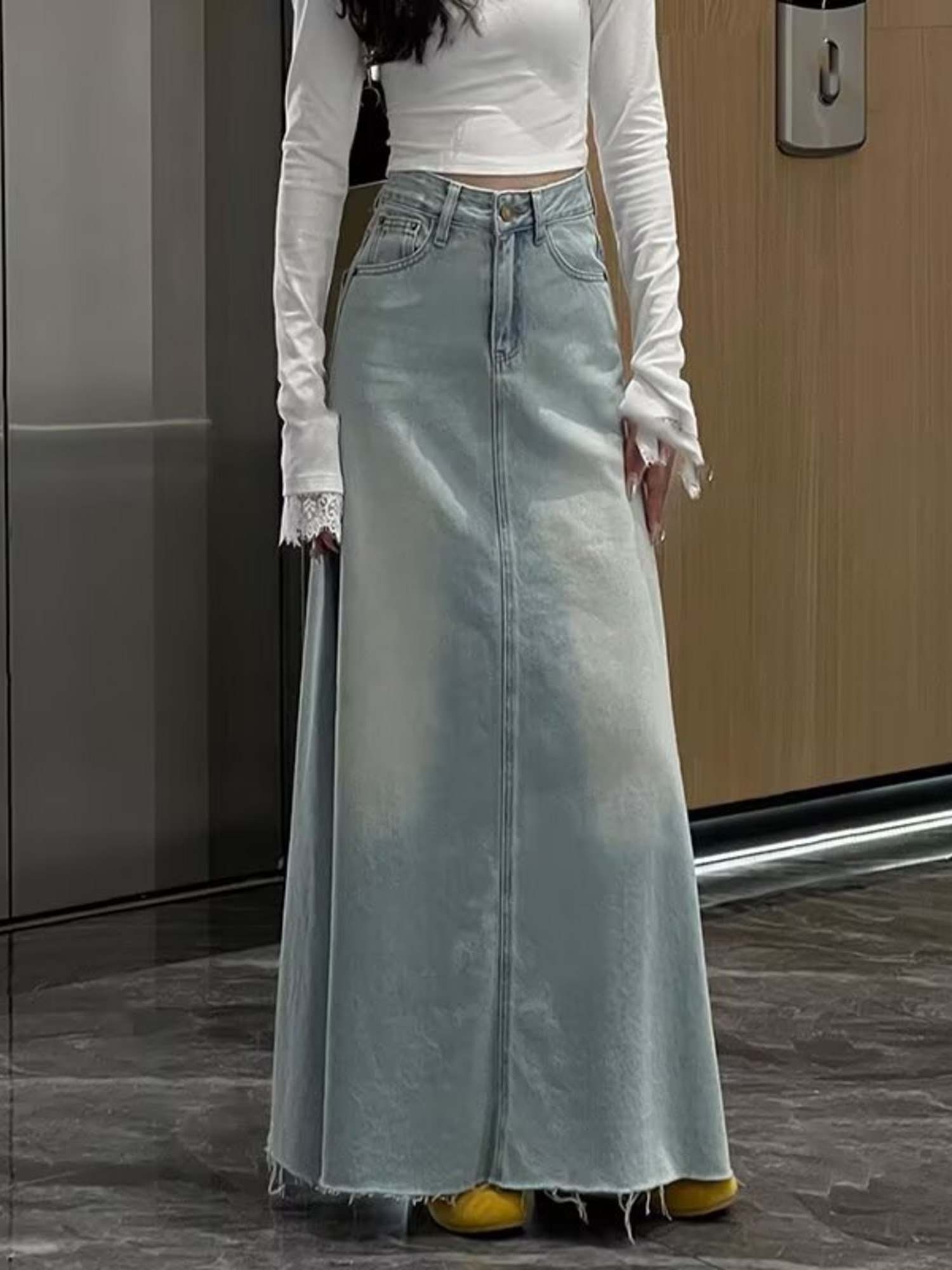 Women's High Waist Pleated Den - Denim Shorts Women 评论和价格