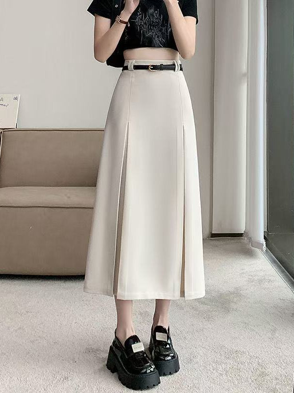 plus Size Suit Skirt High Wais - A-Line Skirt Midi 评论和价格