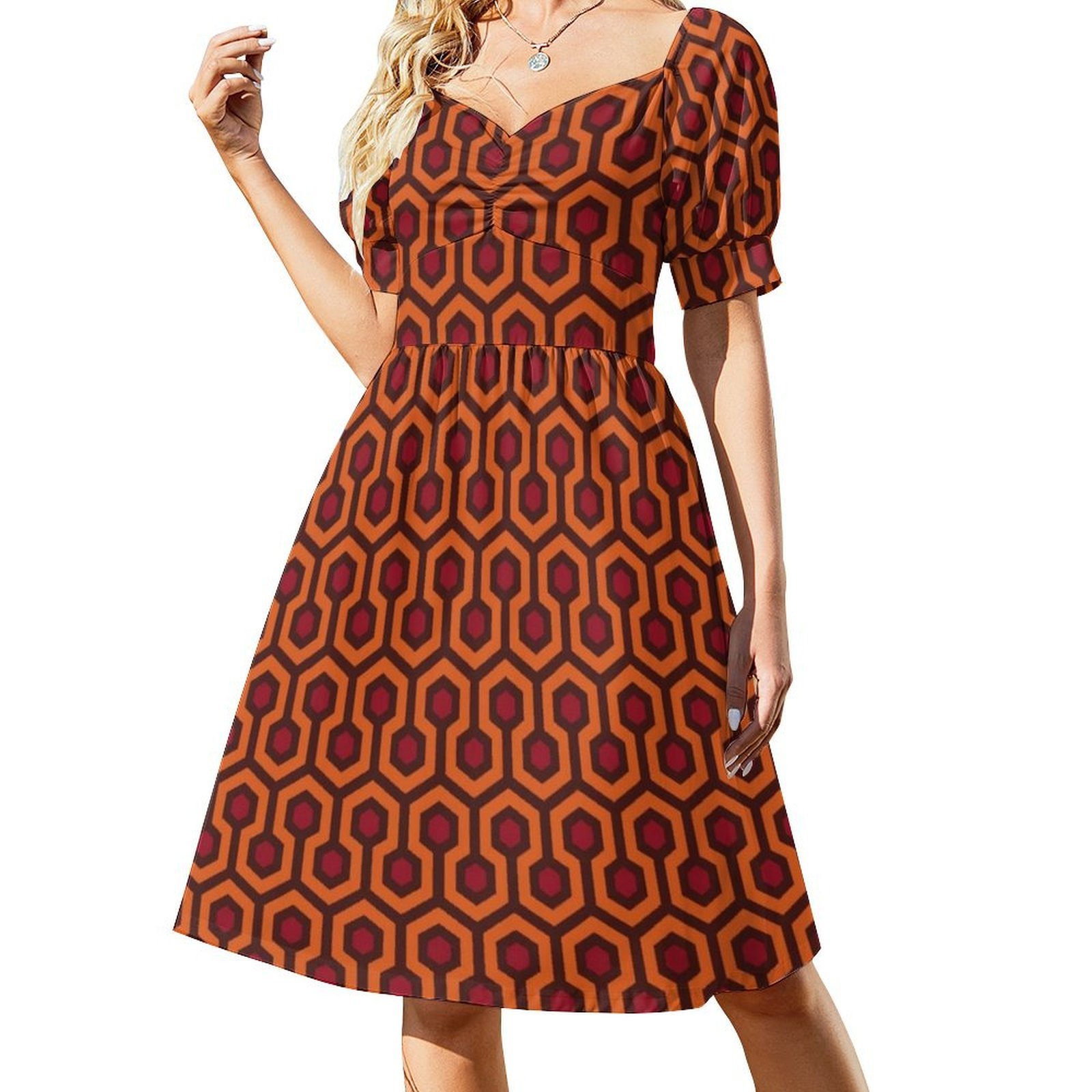 Overlook Pattern Boho Chic Dre - Women Fashion Gown 评论和价格
