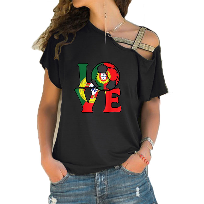 Women Loose Slash Neck T Shirt - Women'S Fashion Portugal 评论和价格