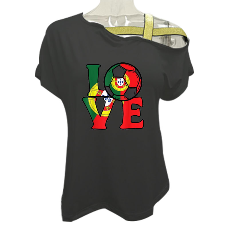 Women Loose Slash Neck T Shirt - Women'S Fashion Portugal 评论和价格