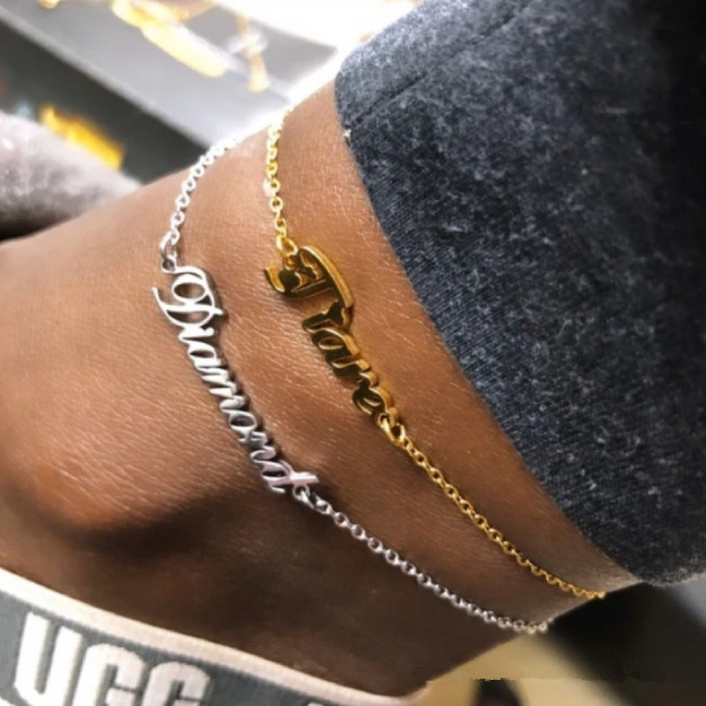Custom Name Ankle Stainless St - Women Fashion Dress Names 评论和价格