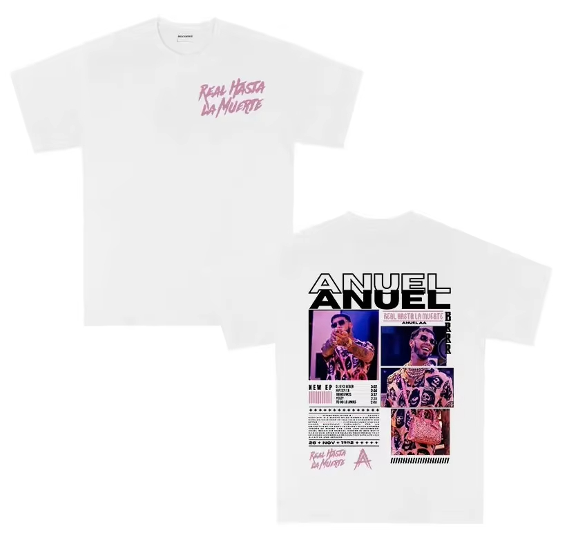 Rapper ANUEL AA Real Hastala M - Women'S Real Y2K Fashion 评论和价格
