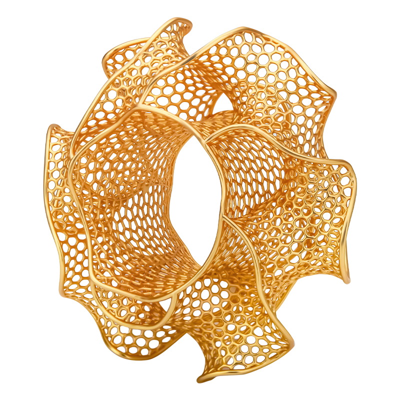 IVOG Petals Design Gold Color  - Women'S Fashion Website 评论和价格