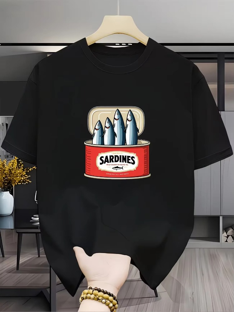 Sardines T Shirt Fish Graphic  - Women'S Fashion Portugal 评论和价格