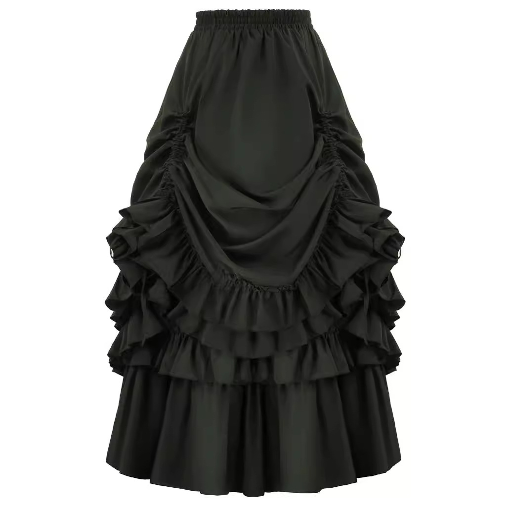 Retro Gothic Style Short Skirt - Women'S Fashion Renaissance Period 评论和价格