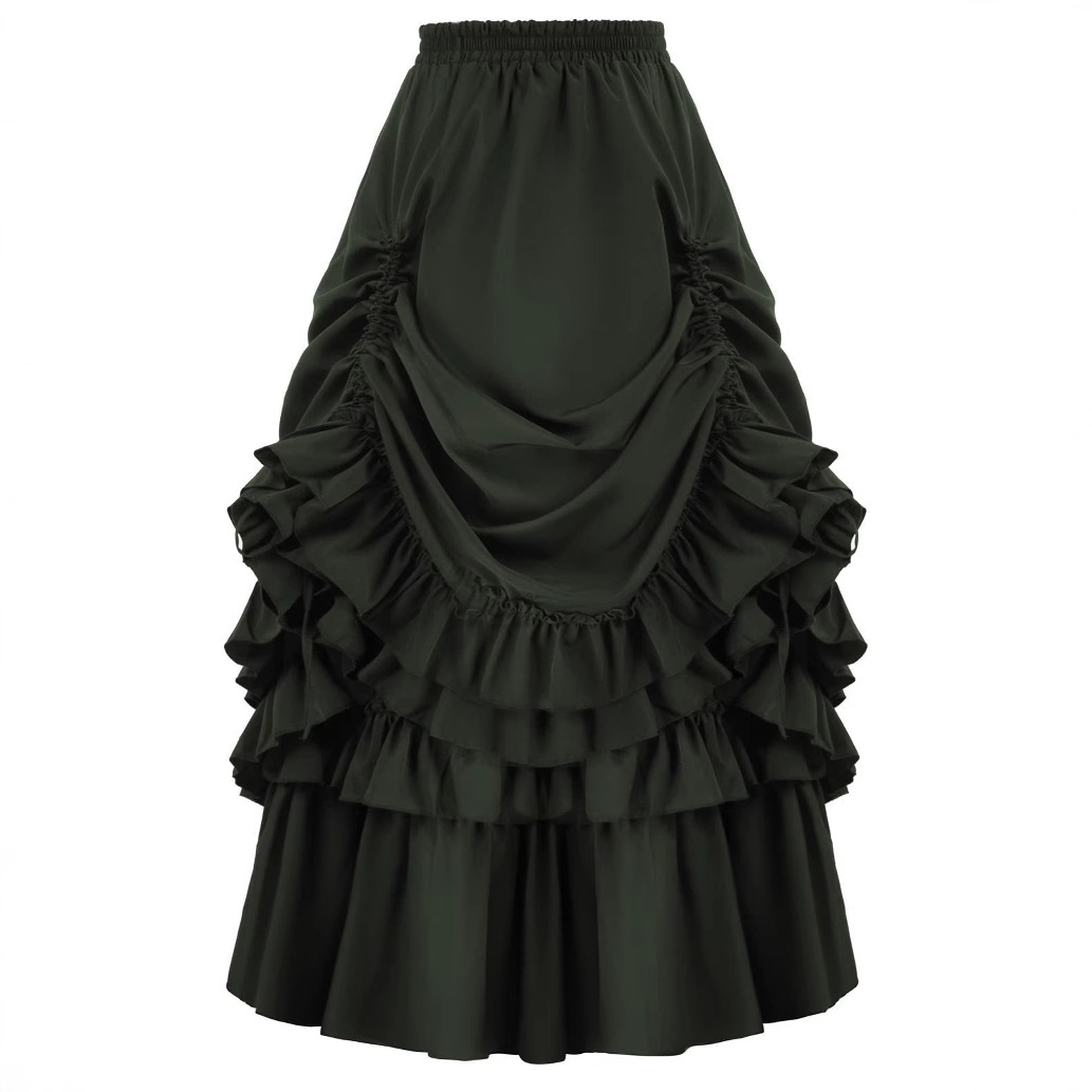 Retro Gothic Style Short Skirt - Women'S Fashion Renaissance Period 评论和价格