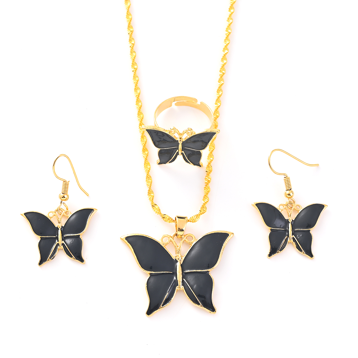Stylish Butterfly Pendant Neck - Women Fashion Png 评论和价格