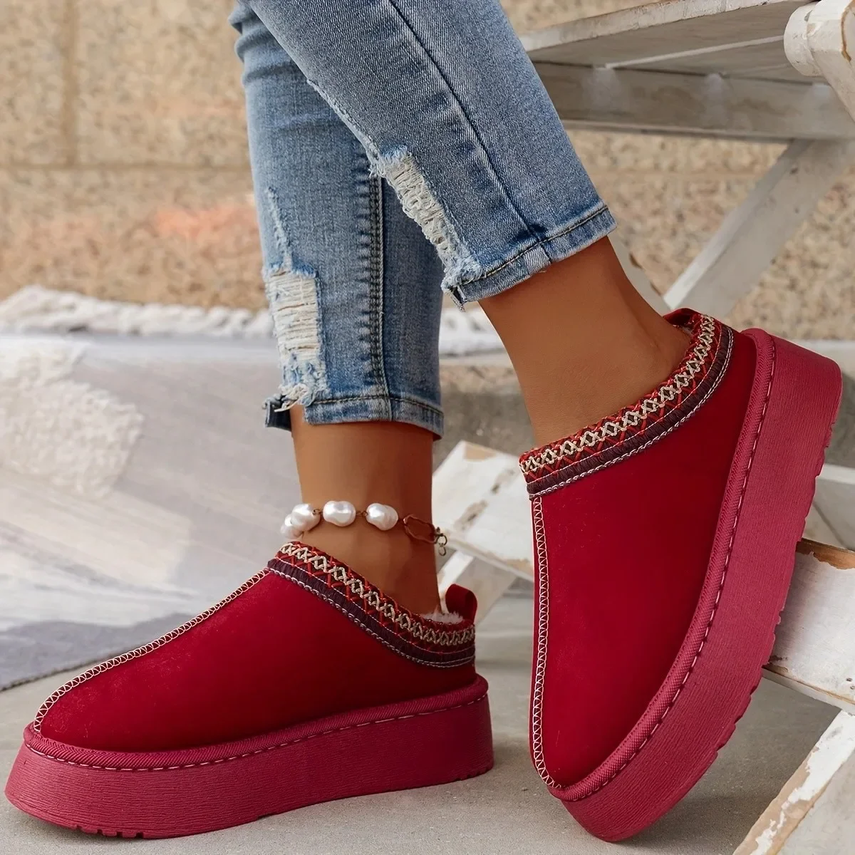 New Ankle Flats Platform Women - Women'S Fashion Ugg Boots 评论和价格