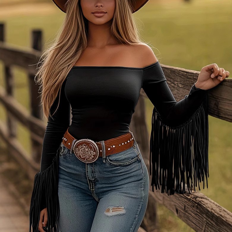 Women Clothes Longsleeve Blous - Crop Top Women 评论和价格