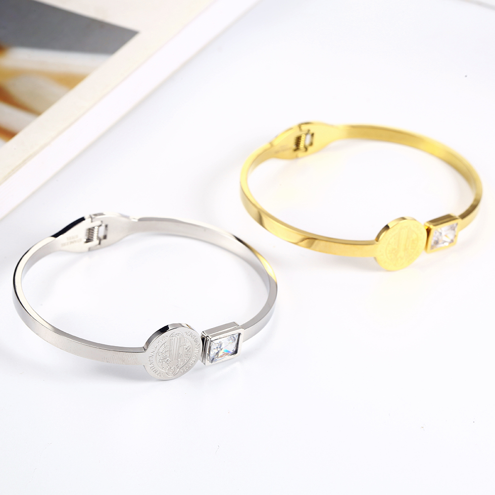 OUFEI Bangles Stainless Steel  - Women'S Fashion Vogue 评论和价格