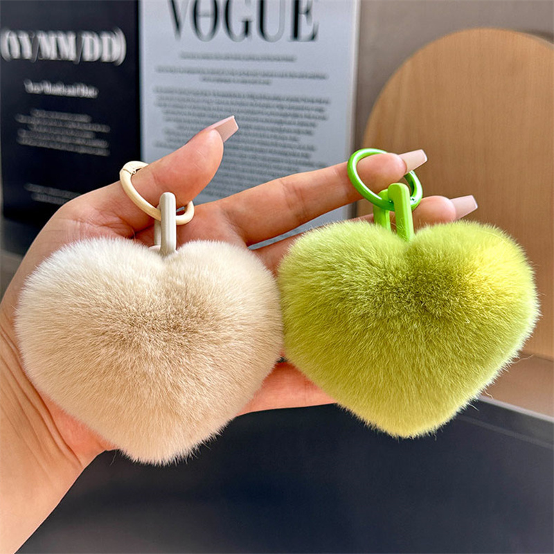 Cute Y2k Fluffy Pompom Keychai - Women'S Real Y2K Fashion 评论和价格