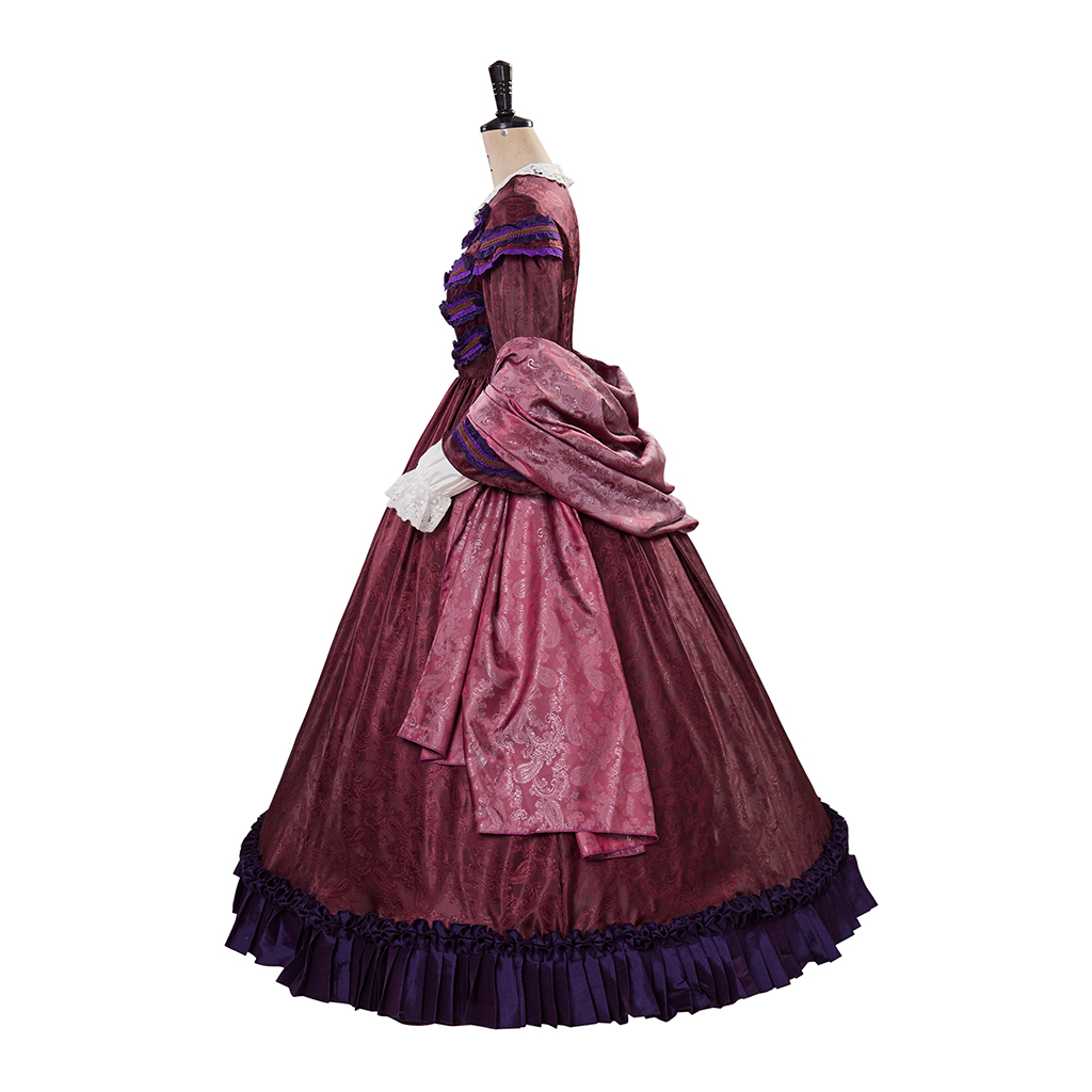 Movie Lincoln Cosplay Mary Tod - Women Fashion Gown 评论和价格