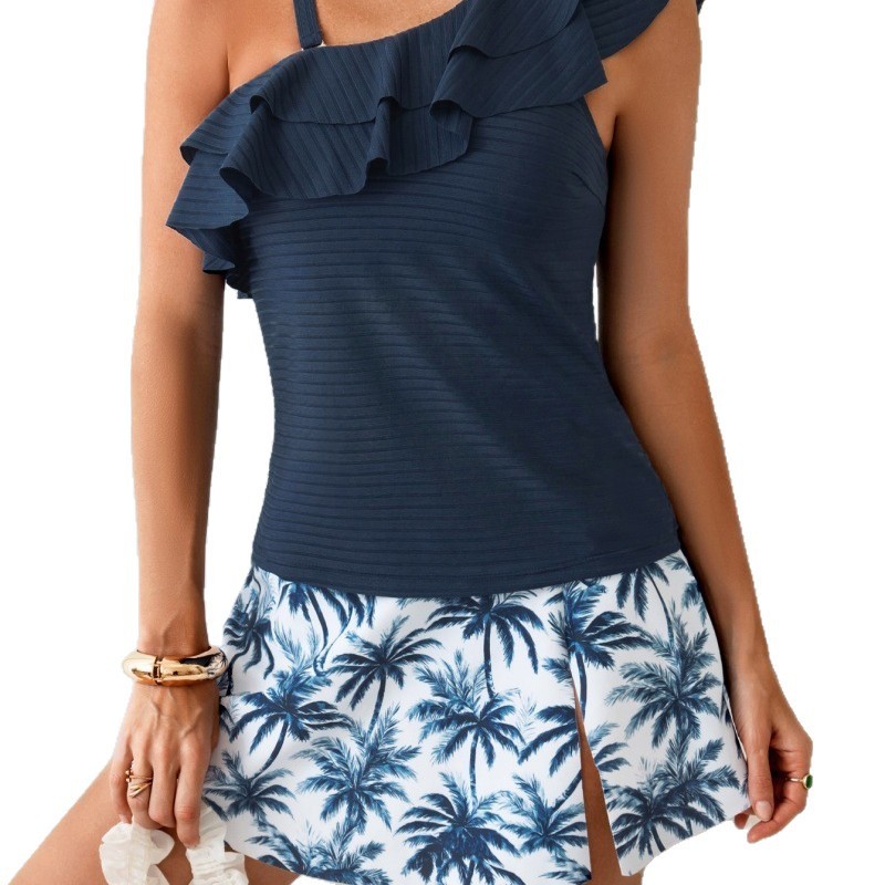 Woman Tankini Swimwear Sleevel - Crop Top Women 评论和价格