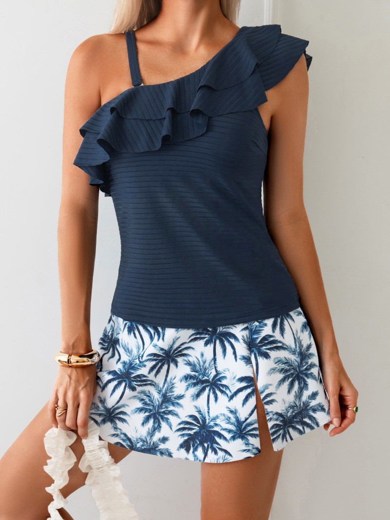 Woman Tankini Swimwear Sleevel - Crop Top Women 评论和价格