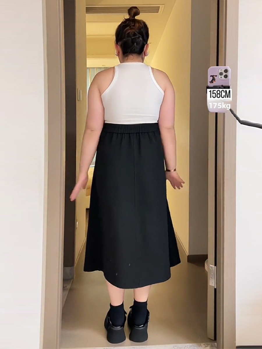 plus Size Business Casual Midi - A-Line Skirt Midi 评论和价格