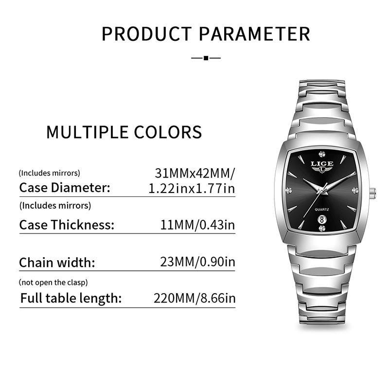 LIGE Watch women Business Luxu - Women'S Fashion Business Casual 评论和价格