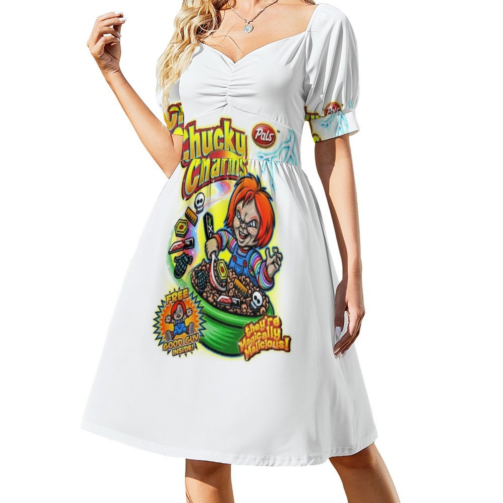 Chucky Charms Magically Malici - Women Fashion Gown 评论和价格