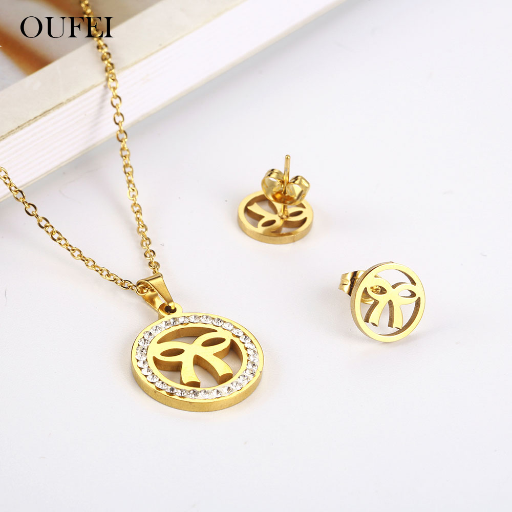 OUFEI Stainless Steel Jewelry  - Women'S Fashion Vogue 评论和价格