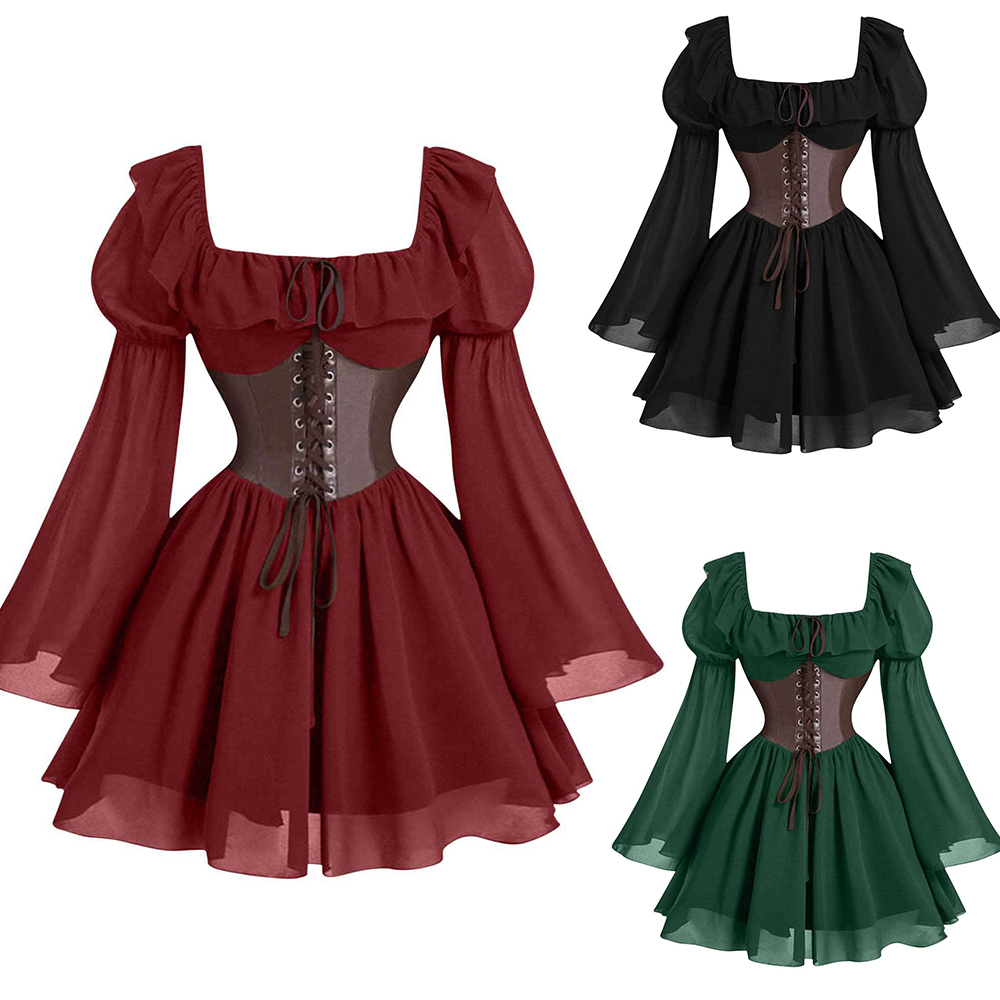 Renaissance Period Medieval Ne - Women'S Fashion Renaissance Period 评论和价格