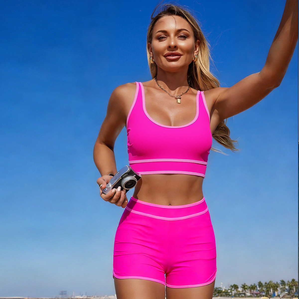 Olive Green Bikini Sleeveless  - Crop Top Women 评论和价格
