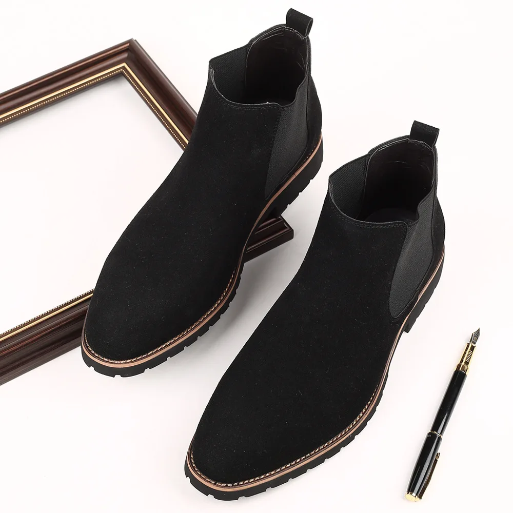 Men Ankle Boots British Style  - Women'S Fashion Business Casual 评论和价格