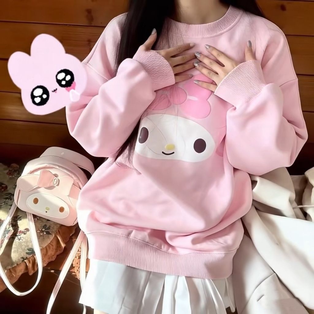 Sanrio Hello Kitty Printed Lon - Women'S Fashion Hoodie 评论和价格