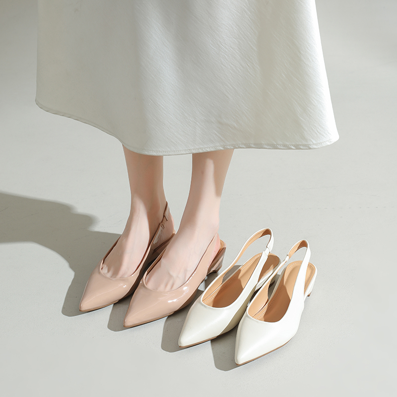 Fashion pointed-toe back sanda - Women'S Fashion Business Casual 评论和价格