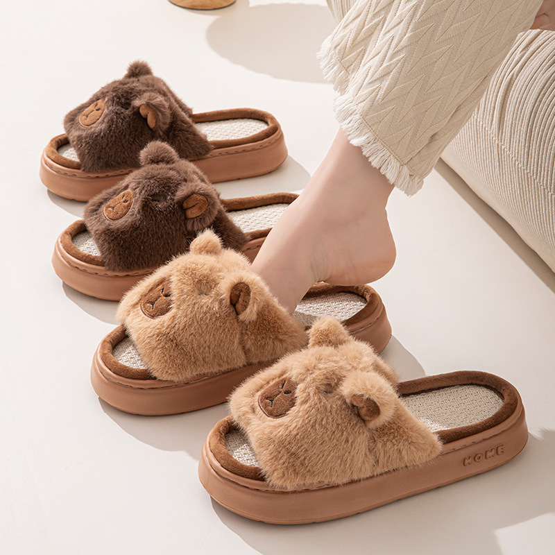 Hemp Cartoon Women's Slippers  - Women Fashion Ideas 评论和价格
