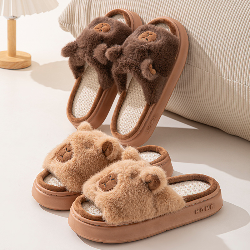 Hemp Cartoon Women's Slippers  - Women Fashion Ideas 评论和价格