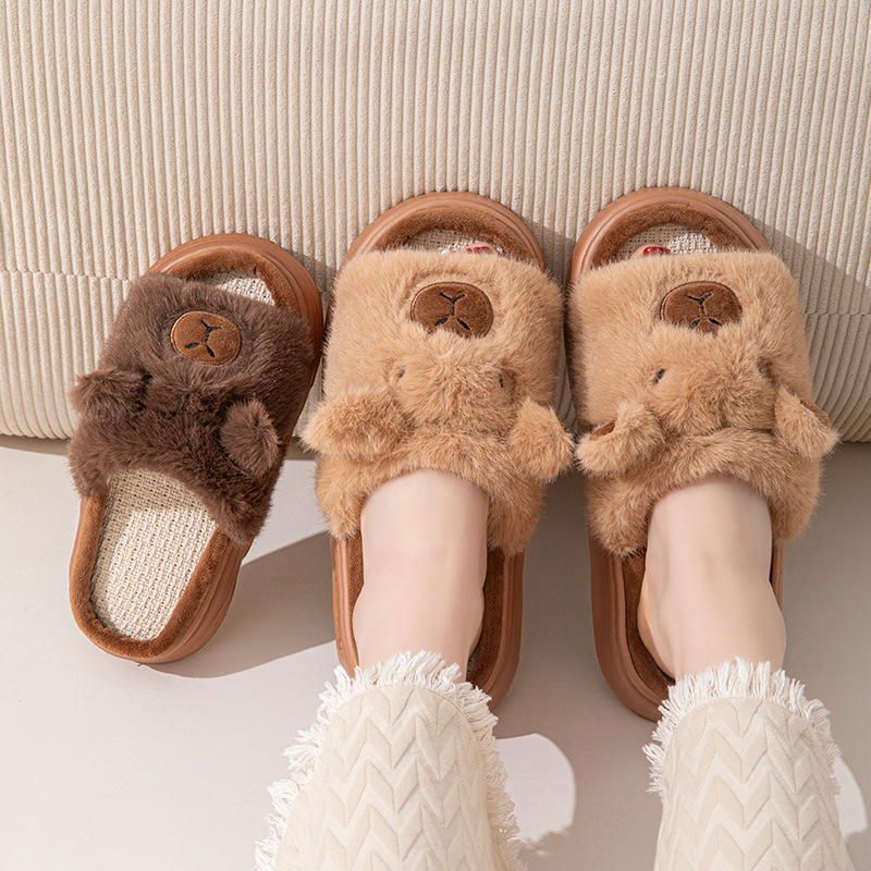 Hemp Cartoon Women's Slippers  - Women Fashion Ideas 评论和价格