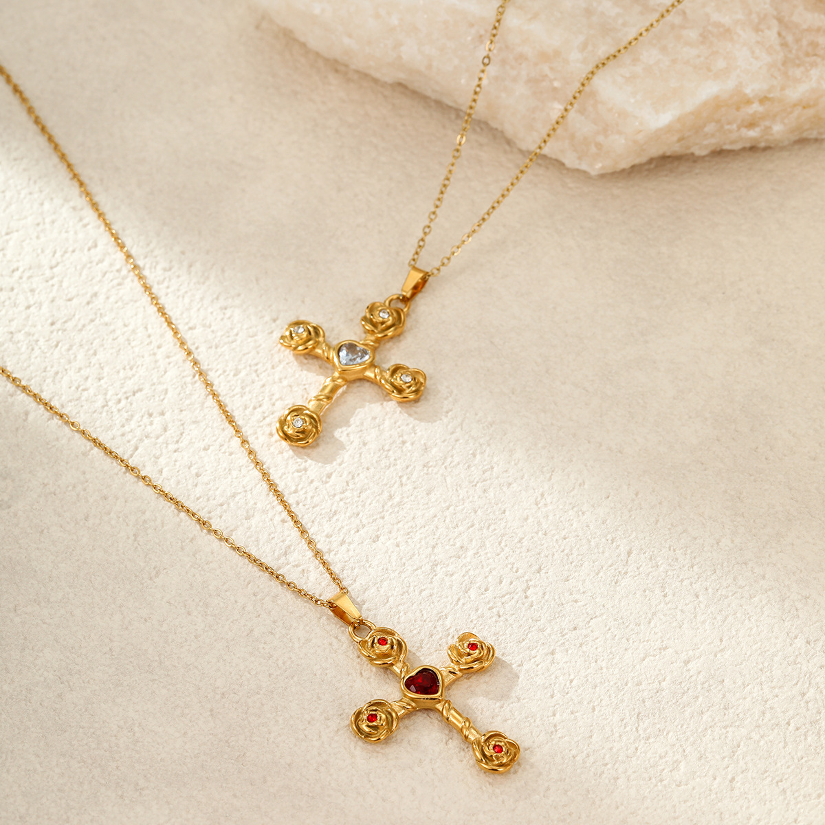 Y2K Cross Pendant Necklace for - Women'S Real Y2K Fashion 评论和价格