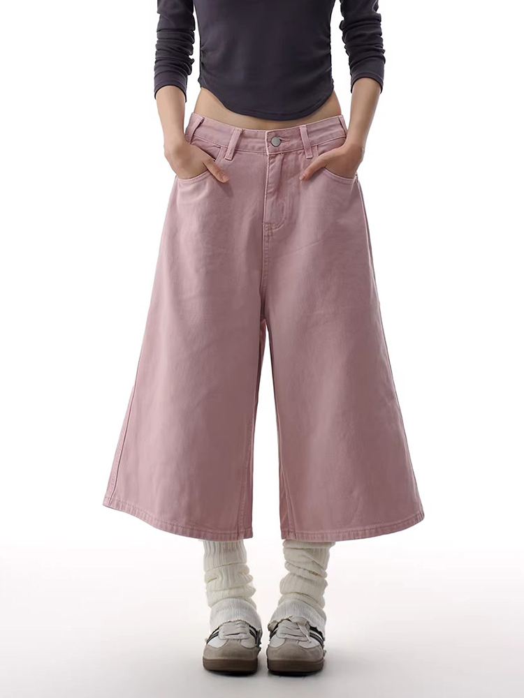 REDDACHiC Pink Cargo Jean Shor - Denim Shorts Women 评论和价格
