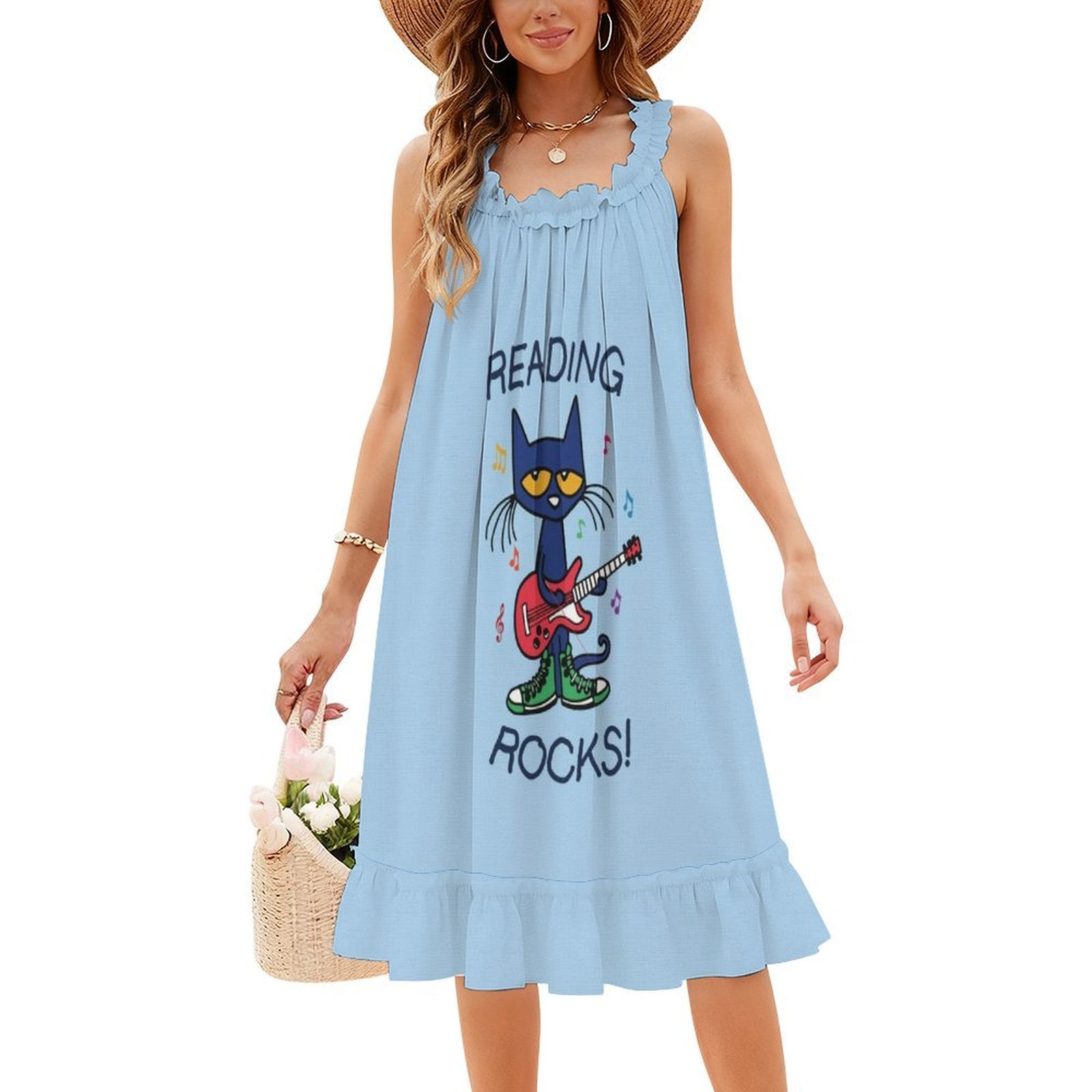 Reading Rocks ! Boho Chic Dres - Women Fashion Gown 评论和价格