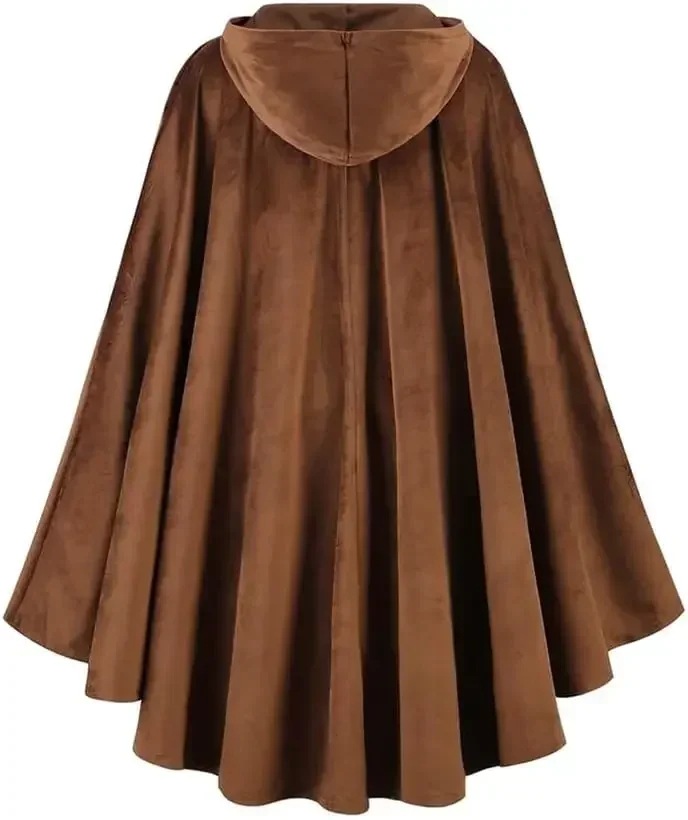 Men's Velvet Hooded Cloak Rena - Women'S Fashion Renaissance Period 评论和价格