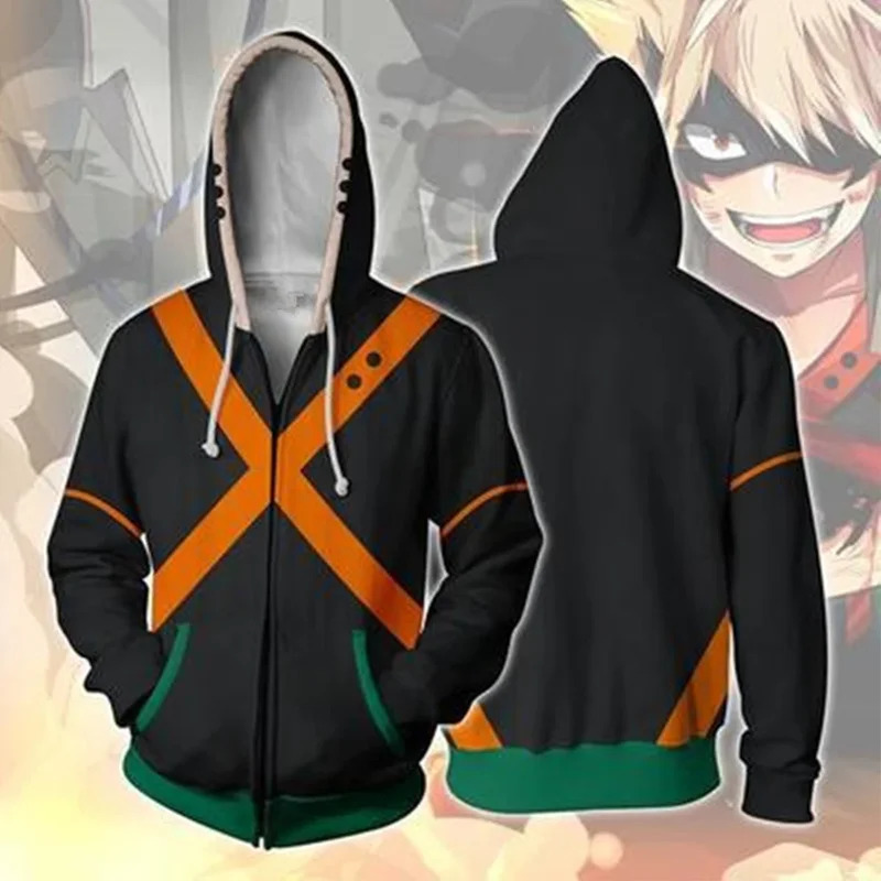 Anime Cosplay 3D New My Hero A - Women'S Fashion Hoodie 评论和价格
